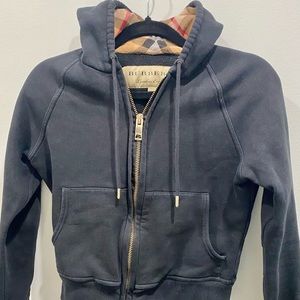 BURBERRY ZIP-UP HOODIE